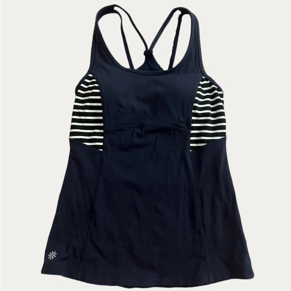 Athleta Tops - Athleta Hyper Stripe PR Tank Top
